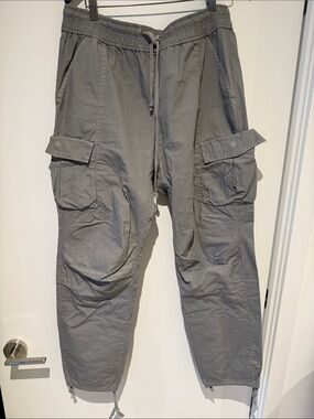 John Elliot Men's Gray Cargo Jogger Pants - Casual Utility Style